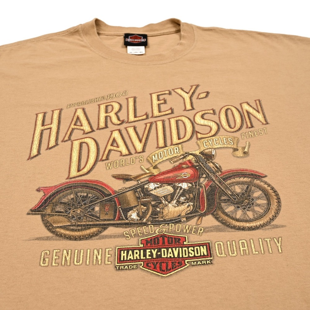 Harley Davidson Motorcycle Prague Men's T-Shirt Size 2XL Biker‎ Bravado Moto